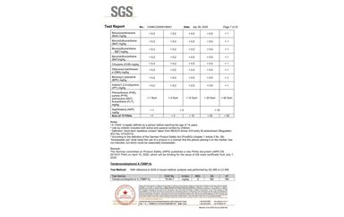 環(huán)保測試報(bào)告 ROHS+鹵素 CANEC25009106001