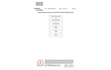 環(huán)保測試報(bào)告 TSCA CANEC25009106003