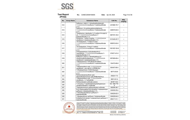 環(huán)保測試報(bào)告 PFAS CANEC25009106005