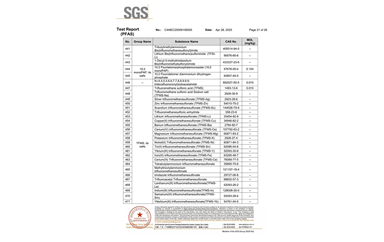 環(huán)保測試報(bào)告 PFAS CANEC25009106005