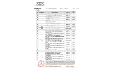 環(huán)保測試報(bào)告 PFAS CANEC25009106007