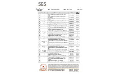 環(huán)保測試報告 PFAS CANEC25009106007