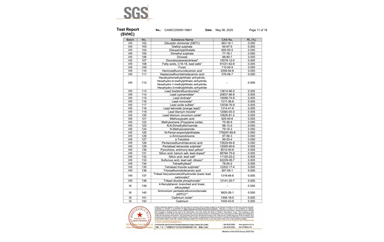環(huán)保測試報(bào)告 SVHC CANEC25009119801