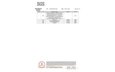 環(huán)保測試報(bào)告 SVHC CANEC25009119801